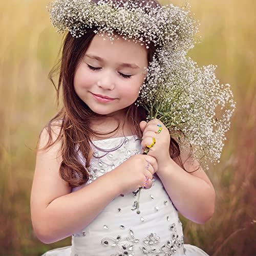 10Pcs Flower Bead Rings Set for Women Girls Summer Multicolor Bead Flower Rings Boho Cute Resin Rings Braided Beaded Flower Rings Bead Rings Dyed Acrylic Novelty Rings