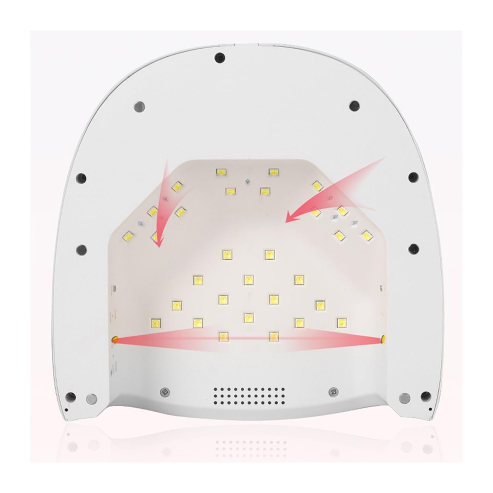 Lampa UV do Paznokci, Lampa LED UV do paznokci 60 W Lampa do ładowania paznokci S20 Bezprzewodowa suszarka do żelu Maszyna do manicure Pedicure Światło Bezprzewodowa lampa UV LED do paznokci 15600 mAh