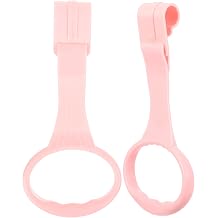 Baby Crib Pull Rings Infant Playpen Pull up Rings for Toddler Walking Assistance Lightweight Baby Bed Stand up Handles with Smooth Rounded Edges for Safe Grip 7.67X3.54X0.47In