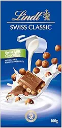 Chocolate Lindt Swiss Milk Chocolate Hazelnut Avelã 100 gr