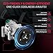 BDFHYK 178324 Air Conditioning A/C Compressor with Clutch Compatible with Hyundai Accent 2012 2013 2014 2015 2016 2017 L4 1.6L, Compatible with Kia Rio 2012-2017 L4 1.6L