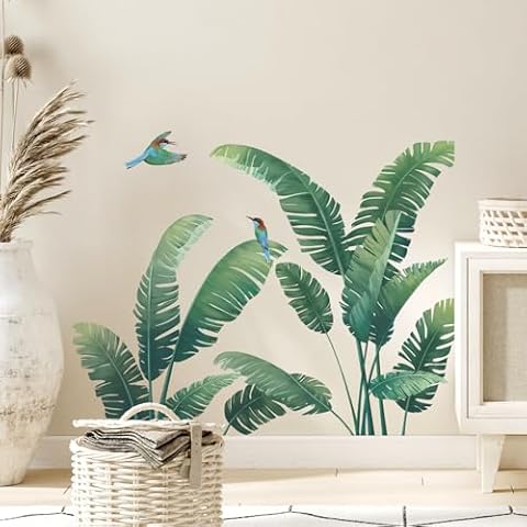 Autocollants Muraux Tanlaby Plantes Tropicales Cover