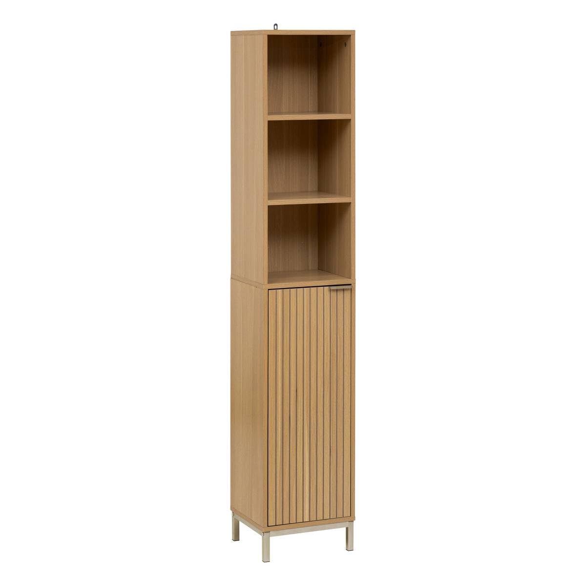 5 five simply smart 5five – Tasso Column with 1 Door Natural Wood Effect