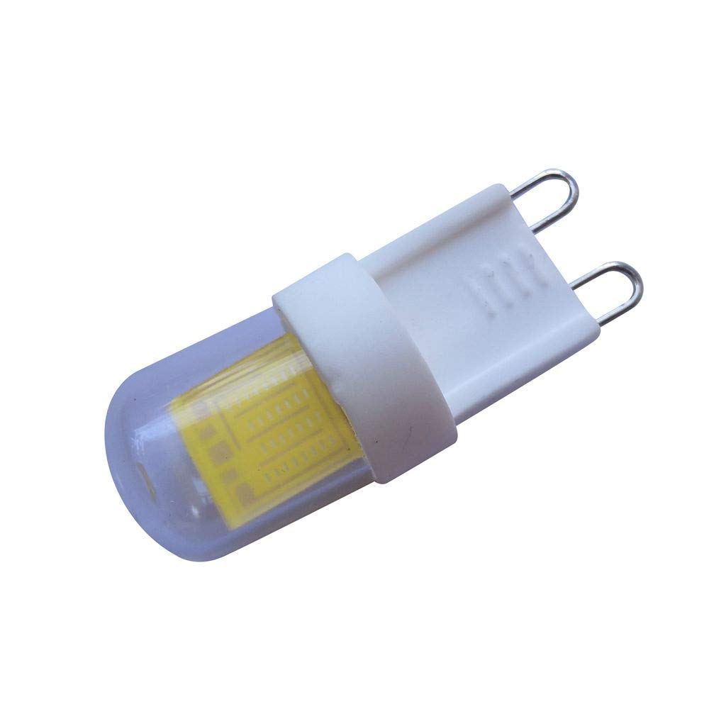 Xingyue Aile Luci a LED per esterni, G9 ha condotto la lampadina 20W Equivalente, 3000 / 6000K AC AC100-130V 360 gradi Omni fascio non dimmerabile Lampadina, COB G9 Base 1511 (confezione da 10)