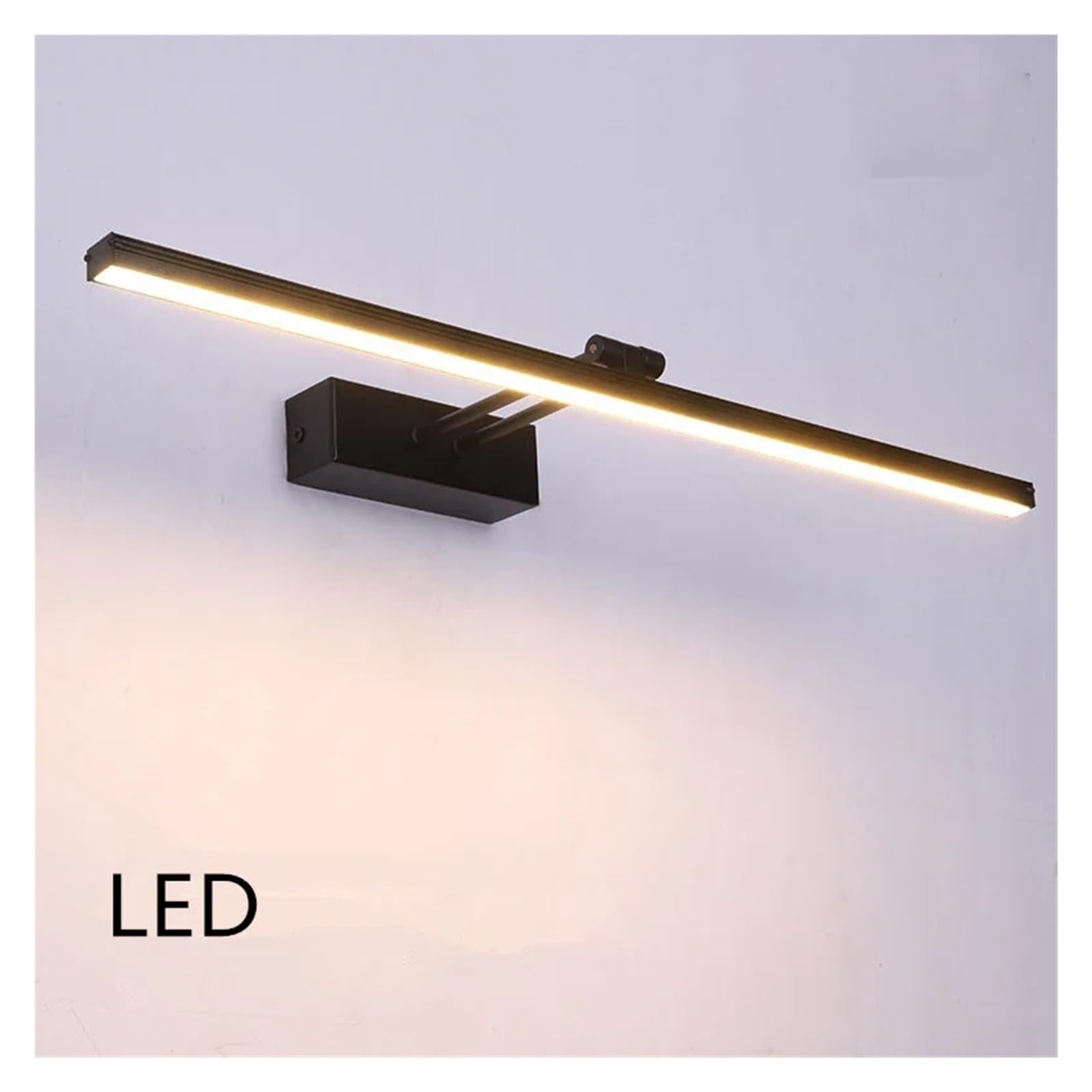 Bildleuchten for die Wand, wasserdichte LED-Lampe for Badezimmer-Waschtisch for Schminkspiegel Vollständige Abdeckung(Warm,10W White 50cm)