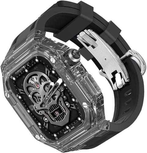Bracelet transparent silicone Apple Watch du bureau aux séances de sport
