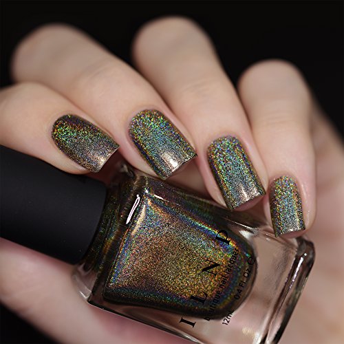 Image of ILNP Treehouse - Rich Army Green Ultra Holographic Nail Polish