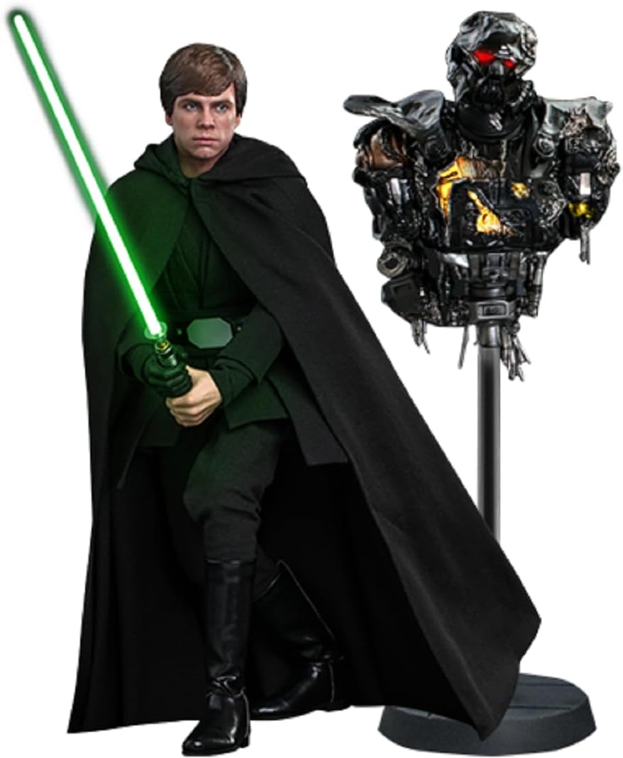 Hot Toys Star Wars The Mandalorian 12 Inch Action Figure 1/6 Scale Exclusive - Luke Skywalker Special Edition 9090481