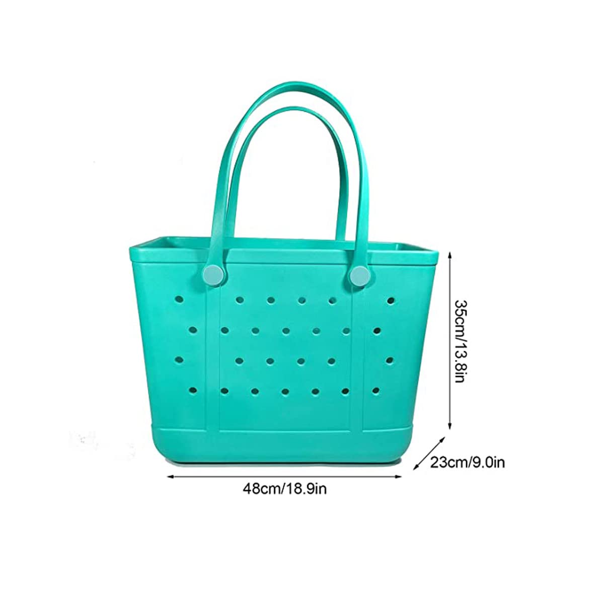 Bolso de Playa Grande Impermeable, Bolsa de Goma para Playa de EVA para Mujer con Agujeros, Bolsas de Viaje portátiles a Prueba de Arena, Lavable, para Al Aire Libre(Color:Violeta)