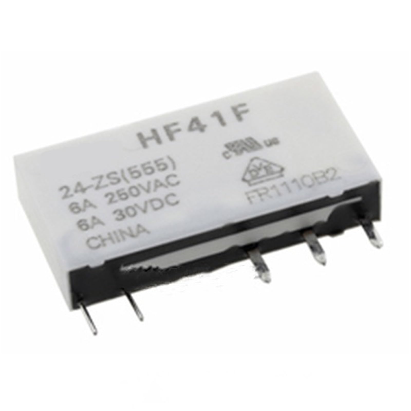 Relais HF41F 24V ZS commutateur électrique haute performance 6A 250V