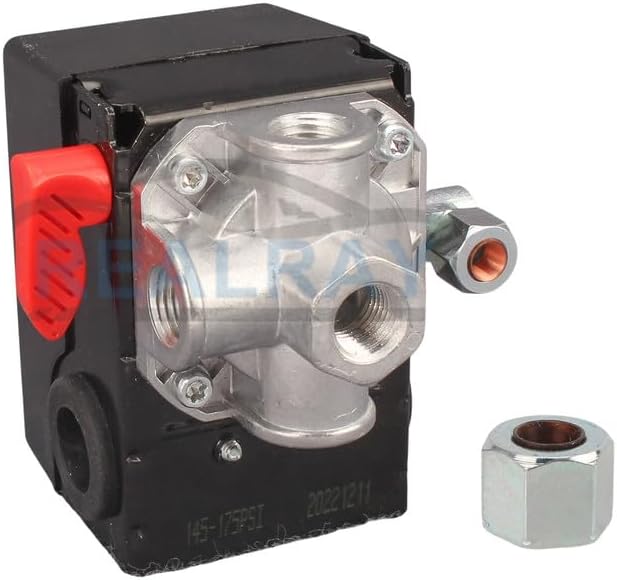 Replacement Auto Parts For 5140112-24 Porter Cable Air Compressor Pressure Switch 175/145 PSIMod-R36R-37057