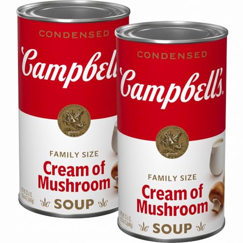 Campbell's Condensed Cream of Mushroom Soup, 22.6 oz Can (Pack of 2)