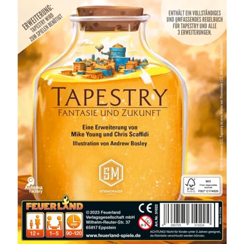 Feuerland Games 31022 Tapestry - Fantasie und Zukunft Feuerland Games 31022 Tapestry - Fantasie und Zukunft