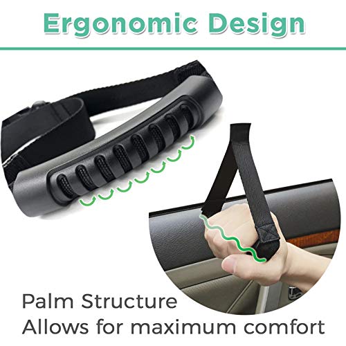 ZHEEYI Automotive Standing Aid Safety Grab Handle Adjustable Vehicle Support Strap Portable Nylon Car Assist Device Grip Handle for Elderly, Disability 3 ZHEEYI Automotive Standing Aid Safety Grab Handle Adjustable Vehicle Support Strap Portable Nylon Car Assist Device Grip Handle for Elderly, Disability - Image 4