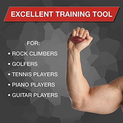 THERABAND-Hand-Exerciser-Ball-For-Hand-Wrist-Finger-Forearm-Grip-Strengthening-Therapy-Squeeze-Ball-to-Increase-Hand-Flexibility-Relieve-Joint-Pain-Red-Soft-Beginner