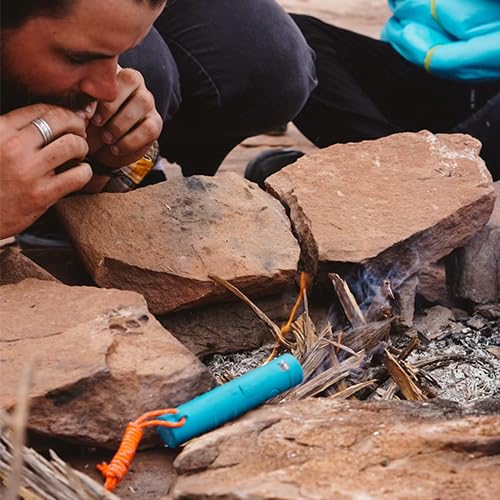 ust TekFire Charge Fuel-Free Lighter with a Lightweight, Rugged Construction, etc Outdoor Survival , Blue , 5.5