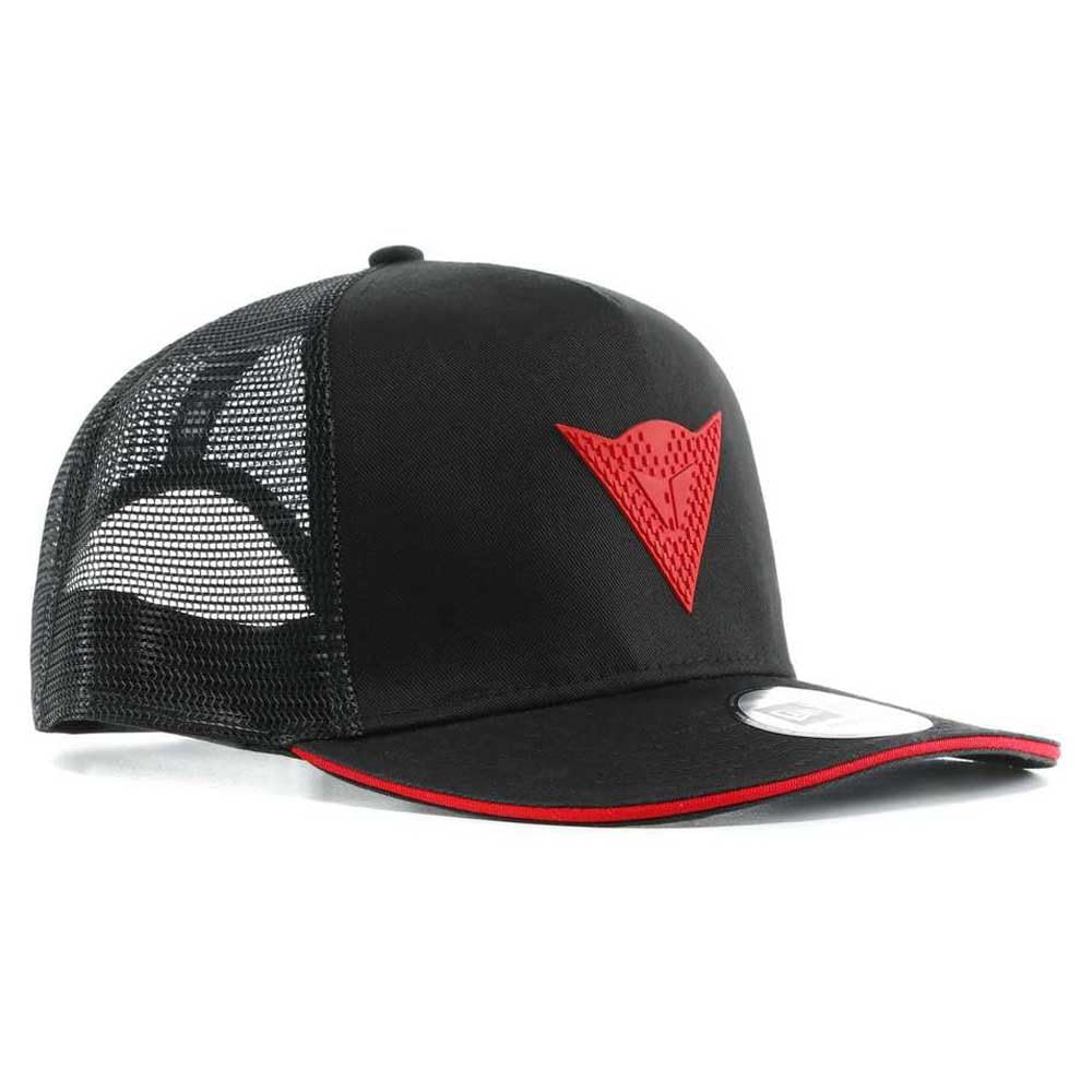 Dainese 9Forty Trucker Cap Black /Red Ventilated snapback cap with curved visor