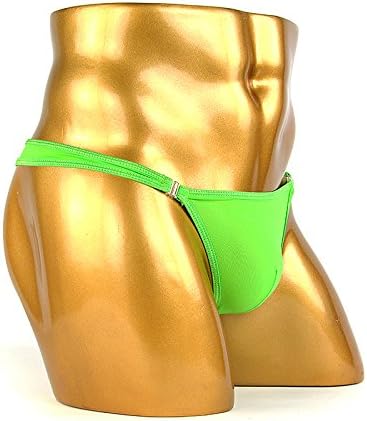 WenMei Men's Bikini Boxer Briefs trip Thongs G-string milk silk Underwear Shorts XS-M Size - Image 4