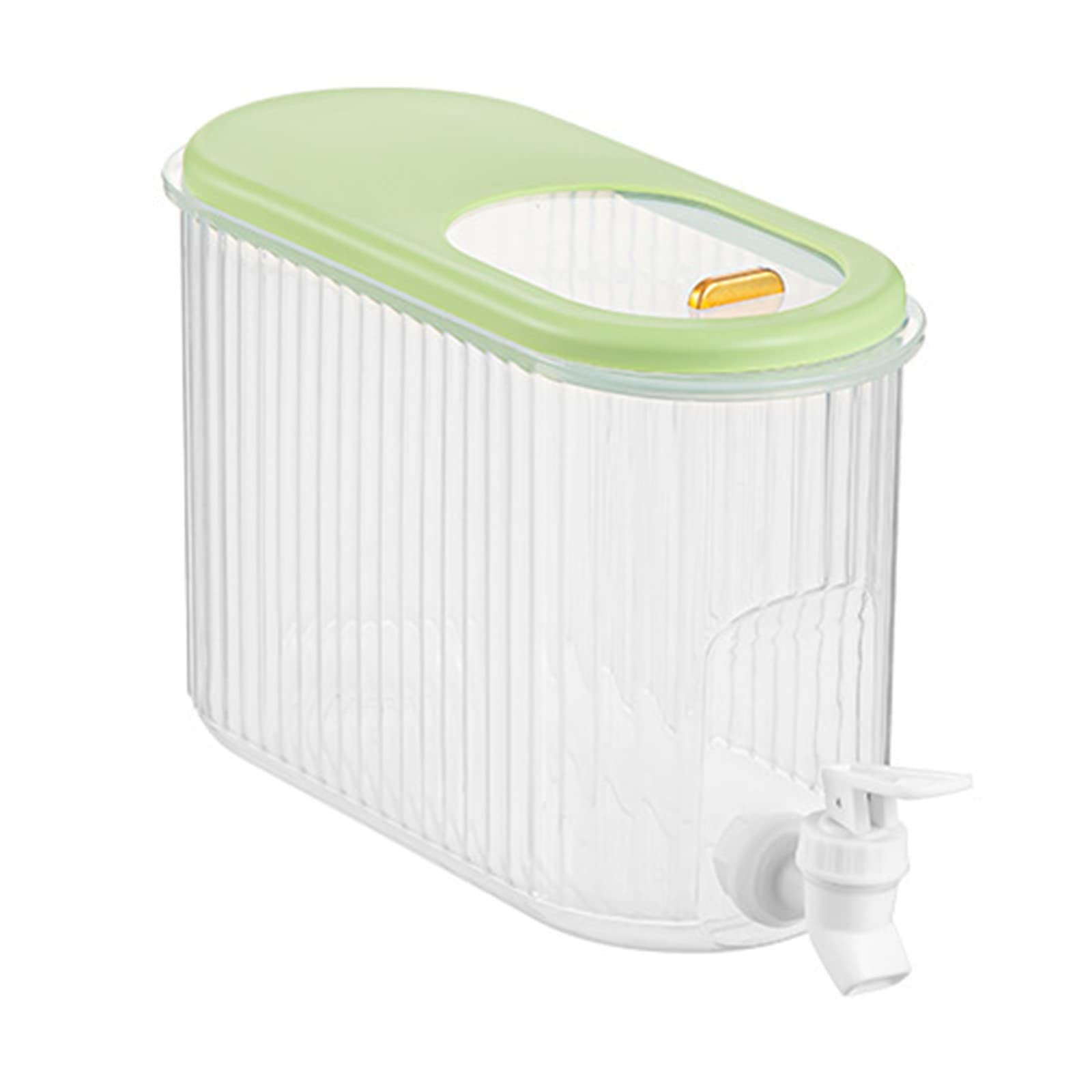 Tsophreniq Beverage Dispensers Cold Drink Buckets Large Capacity Ice Fruit Teapot for Iced Tea Coffee Wine Cold Kettle with Faucet Rotating Drink Dispenser
