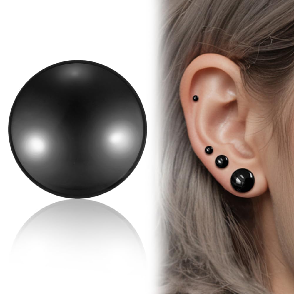 12 szt./10 szt./6 szt. pojedyncze zestawy do rozciągania szkła krótki ekspander stożkowy z gumowymi o-ringami, 1,6-12 mm (14G-00G) pełnowymiarowe tunele zatyczki do uszu, 6 kolorów