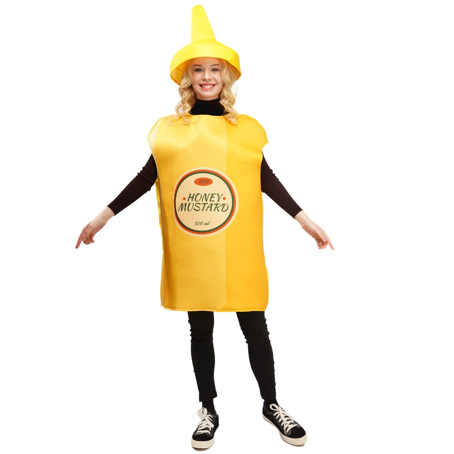 PGOND Unisex Ketchup Mustard Couple Food Halloween Costume