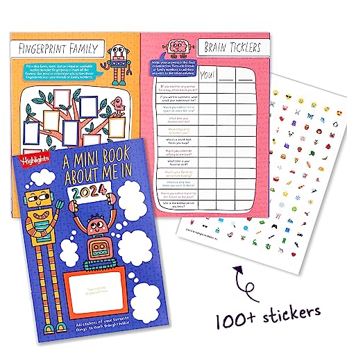 Highlights for Children My First Hidden Pictures 2024 Activity Books for Kids Ages 3-6, 4-Book Set of Travel-Friendly Screen Free Seek and Find Fun with Stickers