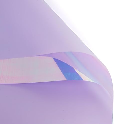 Oakbud 20 hojas de papel de regalo de flores iridiscentes de doble cara, suministros de ramo de floristería impermeables, manualidades, embalaje