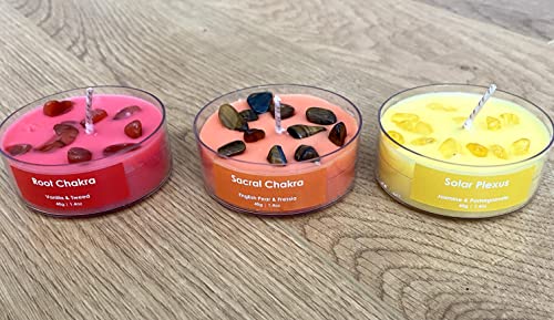 Serenity Crystals Chakra Candle Set - Beautifully Crafted Crystal Infused Candles for Meditation, Healing and Wellness a Suitable Gift for Chakra Spiritual Yoga Meditation, Includes Bracelet - Image 6