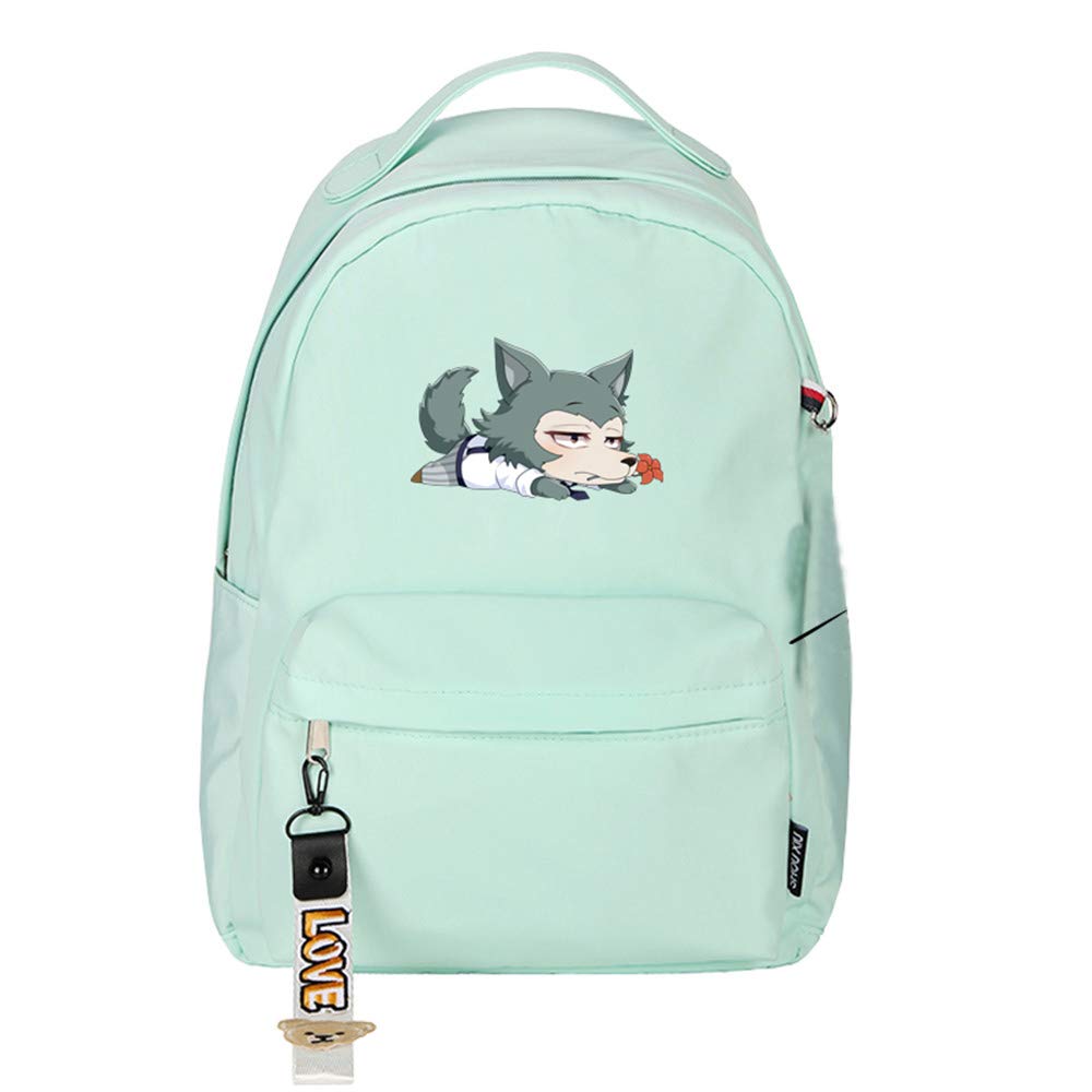 Japanese Anime BEASTARS Women Cartoon Travel Backpack Cute Bookbag Nylon School Bags Rabbits Girls Daypack Rugzak (19)