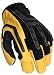 Leather Work Gloves Heavy-Duty, Water-Resistant Palm, Comfortable Industrial & Mechanic Use