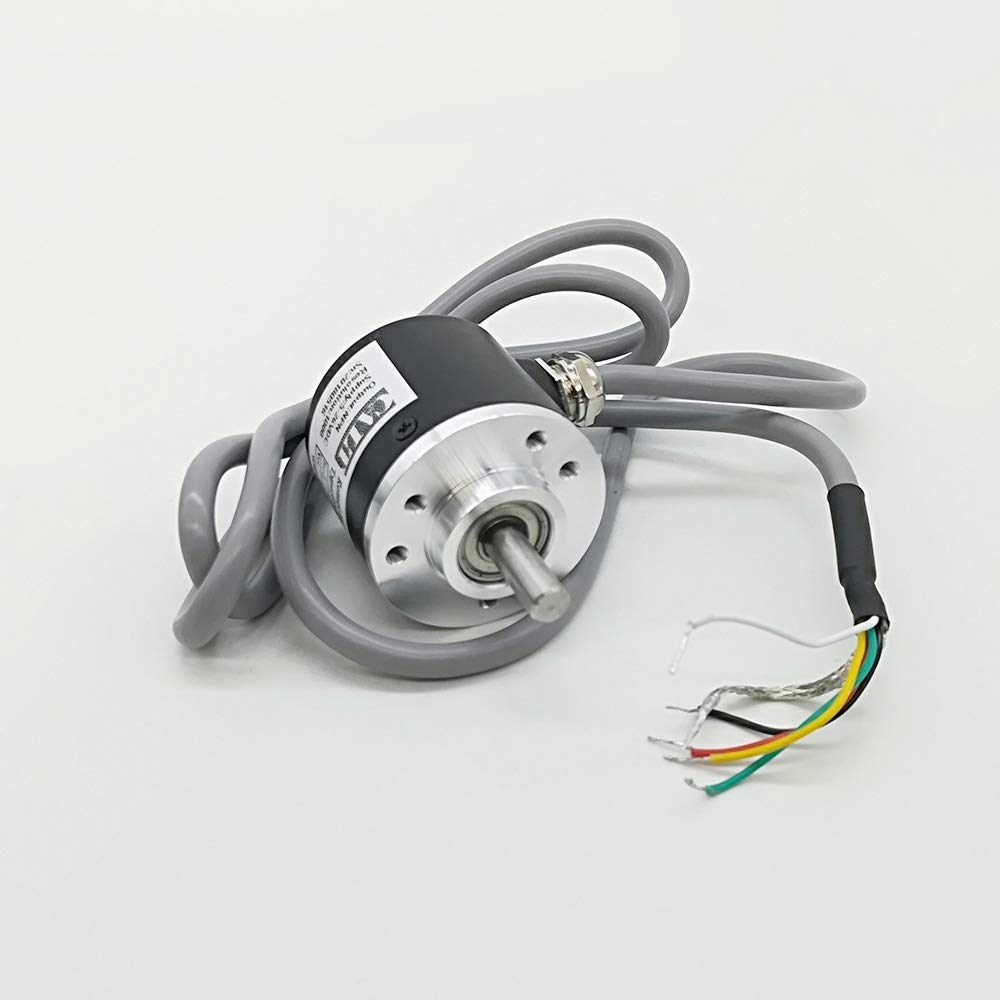 CALT 38mm Solid Axis Incremental Optical Rotary Encoder ABZ 3 Phase 5