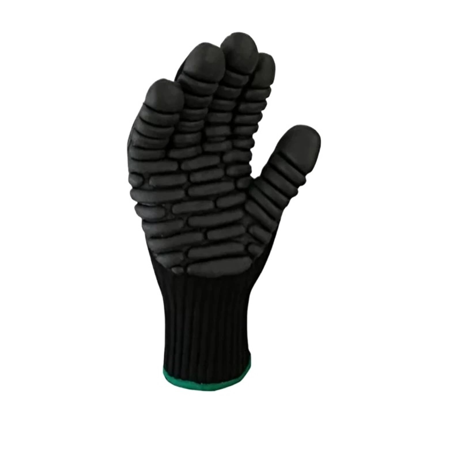 Generico Compatibile con guanti antivibranti professionali Guanti di sicurezza con riduzione degli impatti ammortizzanti con polsino elastico(M)