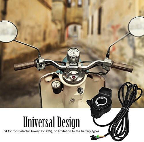 Miniatura 4 de Acelerador, Scooter Pulgar Acelerador con 4 Cables 12V - 99V para Scooter Eléctrico Motocicleta Moto