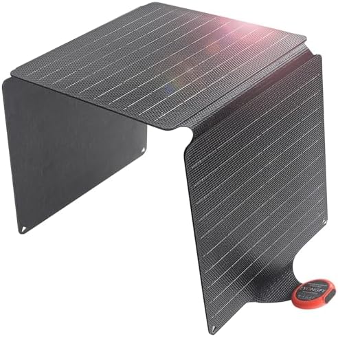 EYONGPV 21W Portable Foldable Solar Panel & Solar Charger with Croc-Eye USB-C PD Fast Charging Output, IP67 Waterproof Compact Solar Charger for Phones, Power Banks, Camping, Hiking, Backpacking