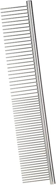 Andiker Stainless Steel Dog Comb Pet Grooming Brush Grooming Tools for Small Large Medium Animals Cats Horses (S)