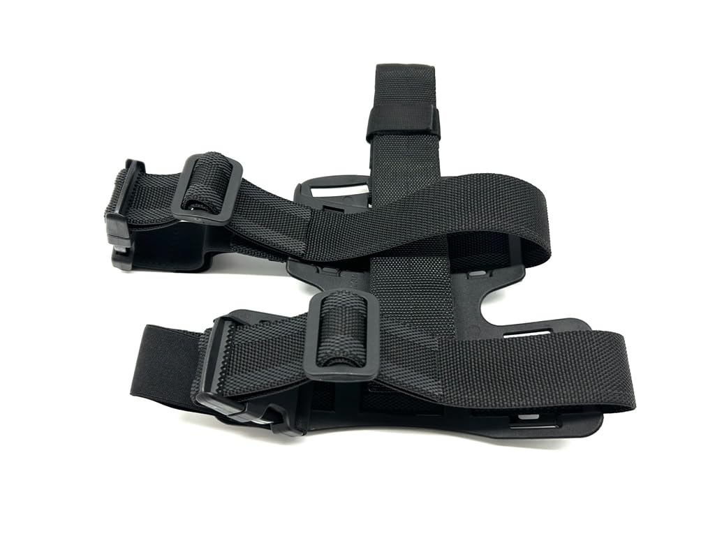 VEGA Pernera Táctica Fabricada en polímero con sujeción al cinturón por Dos Cintas al Muslo y Velcro Holster 8K16