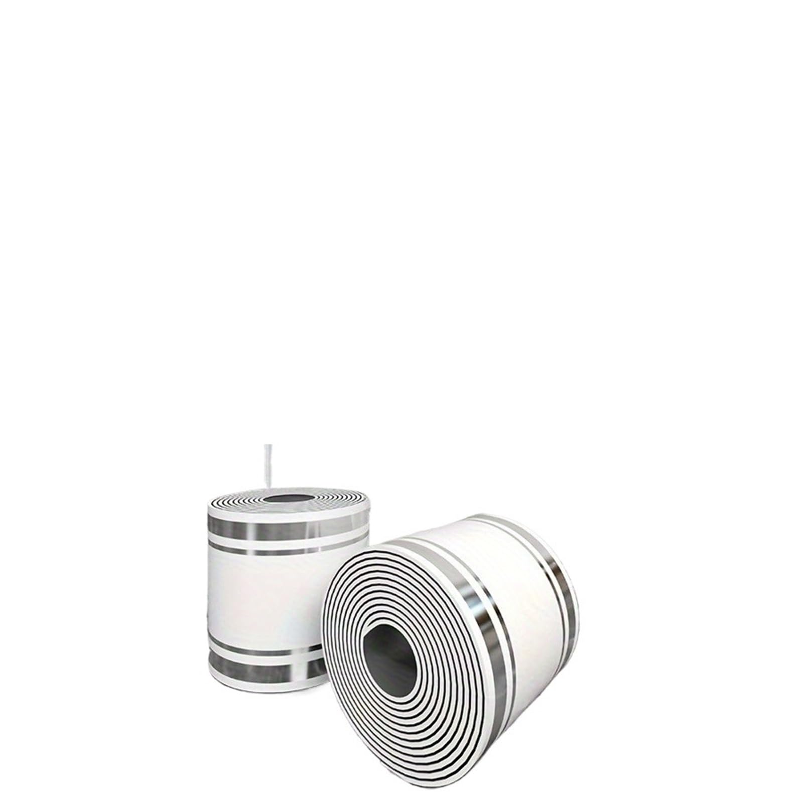 Bordi adesivi per pareti Battiscopa autoadesivo in rotoli Carta da parati impermeabile e resistente all'olio for soggiorno, bagno, cucina, decorazioni for la casa essenziali per Casa(DW-234,5pcs)