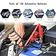 MotorMinds Autobatterietester 12V 24V, Autobatterie Tester Batterietester Lasttester, Analysator & Batterieladesystem mit LED-Anzeige