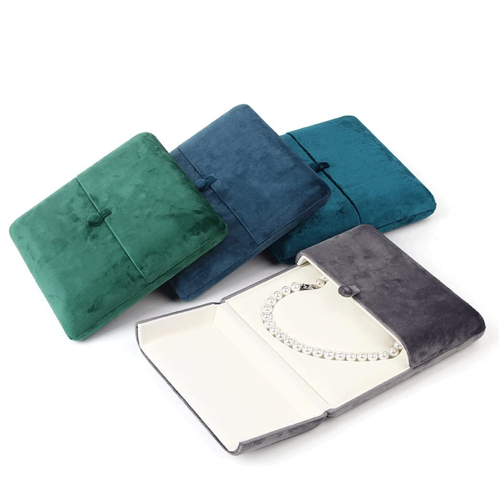 Organizzatore di Pendenti Collana di Perle Confezione Regalo Collana di Velluto Scatola di imballaggio Organizzatore di Gioielli Display Organizador (Confezione da 3)