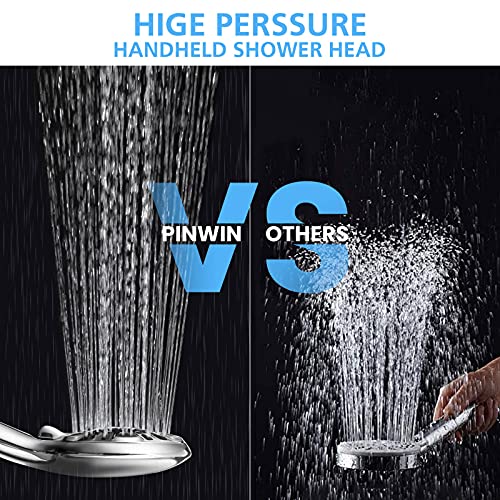 Handheld Shower Head, 9 Spray Settings High Pressure Shower Head High Flow Anti
