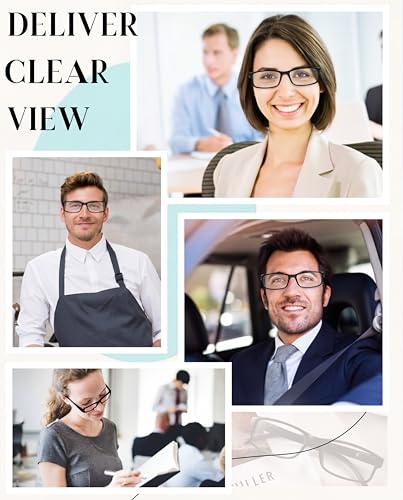 Image of Yexiya 24 Pack 1.75 Reading Glasses Bulk Adjustable Traditional Reading Glasses with Spring Hinge Non-prescription for Men Women, Multicolor