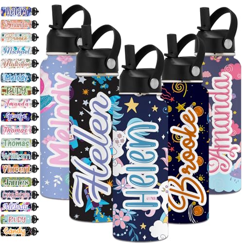 Custom Insulated Water Bottle for Kids Personalized Water Bottle with Names Customize Stainless Steel Water Bottle With Straw Lid for Boys and Girls(12oz?