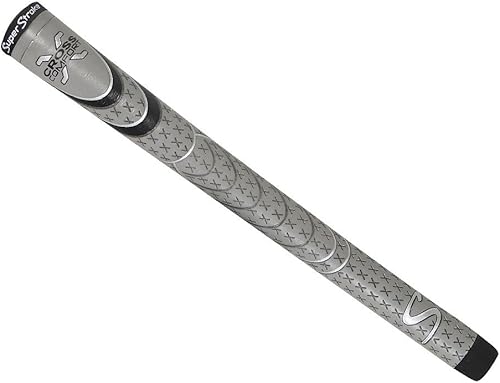 Miniatura 5 de SuperStroke S-Tech - Agarre de goma para palos de golf, gris/negro (estándar), retroalimentación y control definitivos, rendimiento antideslizante