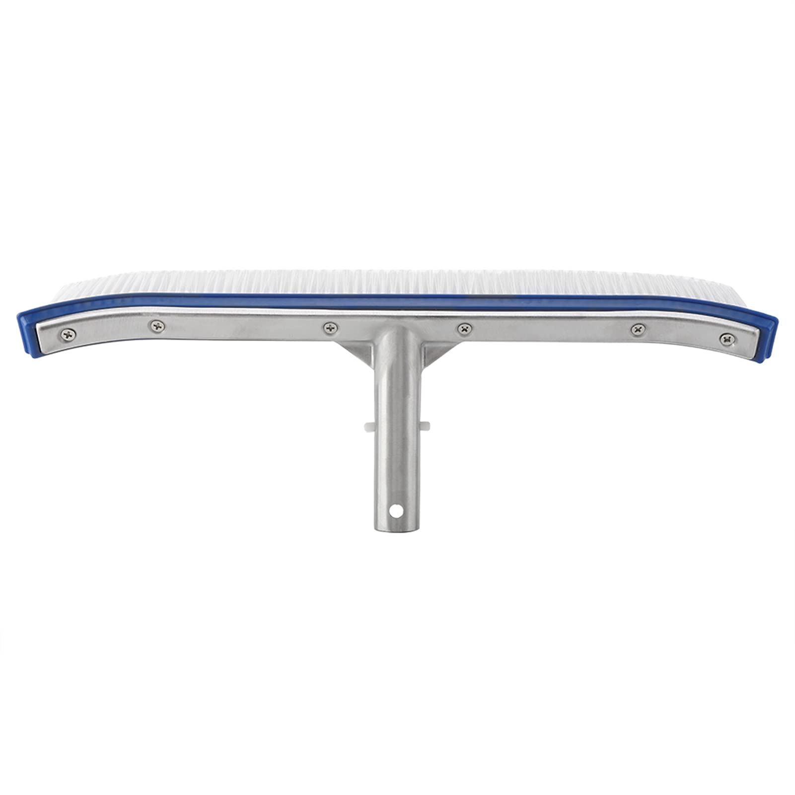 Pool Brush, Pool Table Brush 18in Swimming Pool Wall Brush Aluminum Handle Professional Swimming Pool Brush Swimming Pool Accessories for Pond Spa Hot Spring Pools