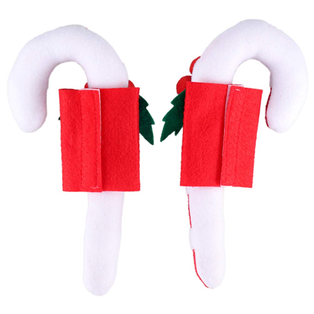 8er Set Kühlschrankgriff-Abdeckungen – Weihnachtsdesign Mit Schneeflocke & Baum, Rutschfester Schutz