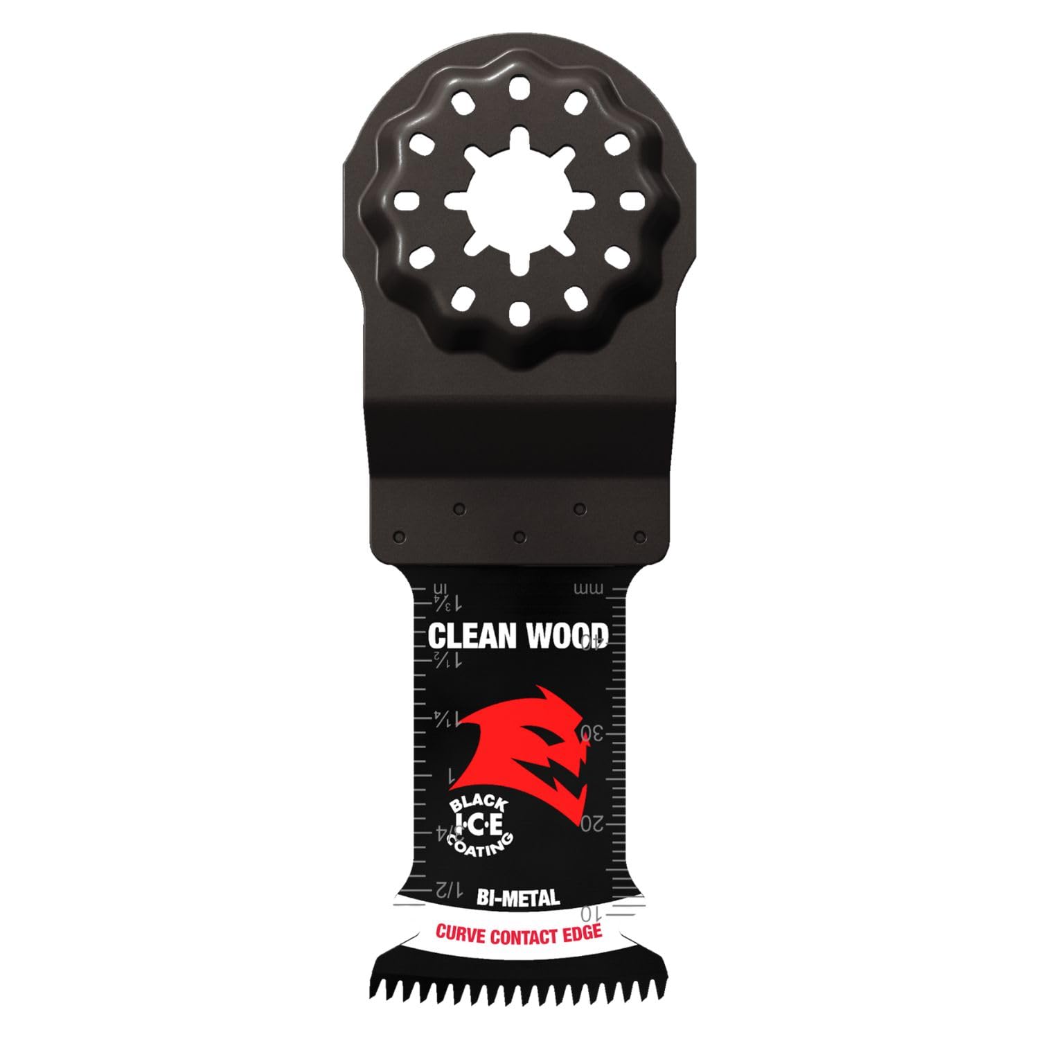 Diablo Demo Demon Starlock Bi-Metal Oscillating Blade for Clean Wood Applications - 1-1/4" Width of Cut, 2" Cut Depth - DOS125JBW