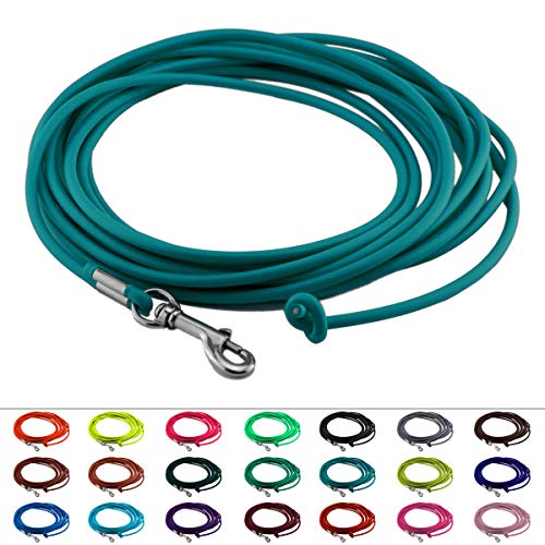 Rênes Fermées Biothane - 16 Mm - Rouge-brun - COLLAR&LEASH - Fabriquées En Allemagne