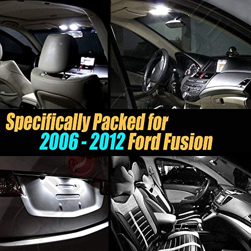 Kit de 10 luces LED interiores blanco 6000k Ford Fusion miniatura 2