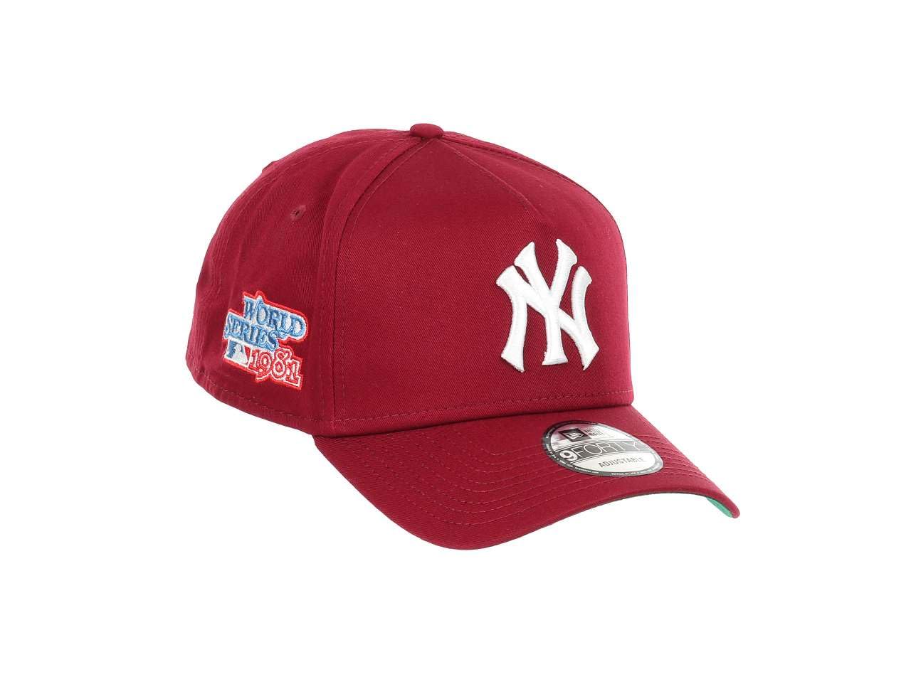 New Era New York Yankees MLB World Series 1981 Sidepatch Cardinal 9Forty A-Frame Snapback Cap โ image 1
