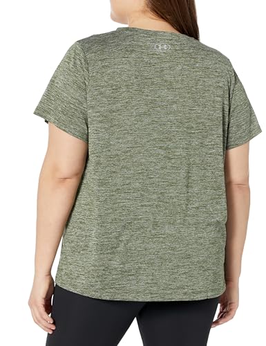 Image of Under Armour Plus Size Tech Solid Short Sleeve V-Neck